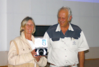 Antarctic adventurer talks at Dana Bay
